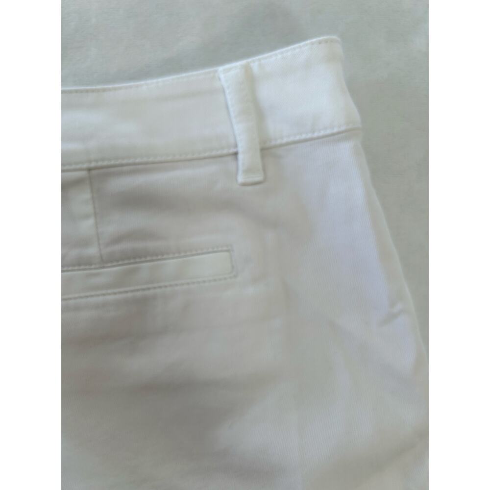 J Jill White Chino Golf Shorts Cotton Spandex Blend in Women's 12 NWT - Picture 3 of 9